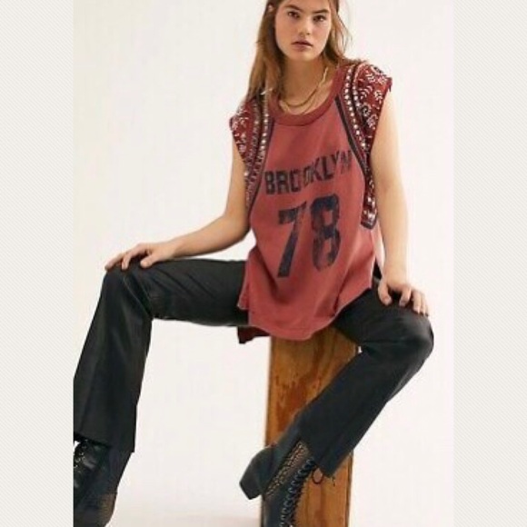 New Free People Summer Nights Los Angeles Sequins - Picture 7 of 9